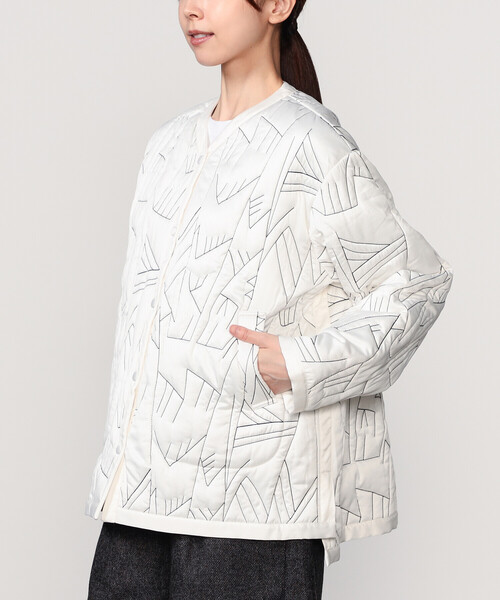 manipuri（マニプリ） ジャケット ノーカラージャケット