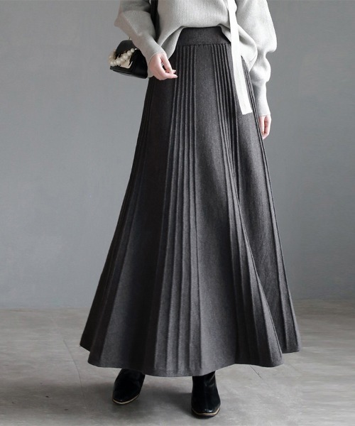 スカート プリーツロングスカート : ZOZOTOWN Yahoo!店 - 通販 - Yahoo