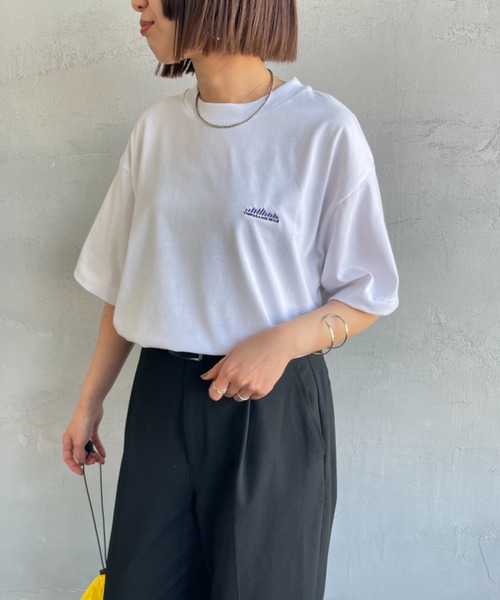 「THOUSAND MILE」 半袖Tシャツ M ホワイト レディース_画像3