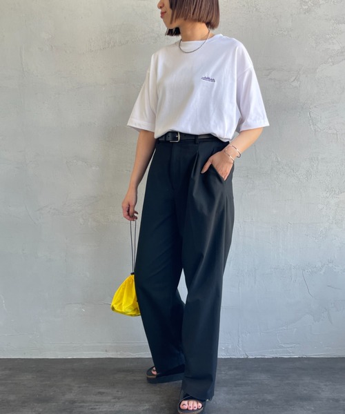 「THOUSAND MILE」 半袖Tシャツ M ホワイト レディース_画像5
