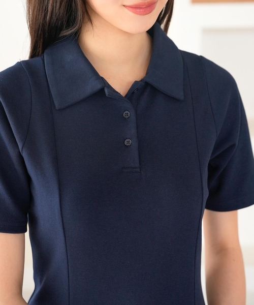 「KOBE LETTUCE」 半袖ワンピース M ブラック レディース_画像8