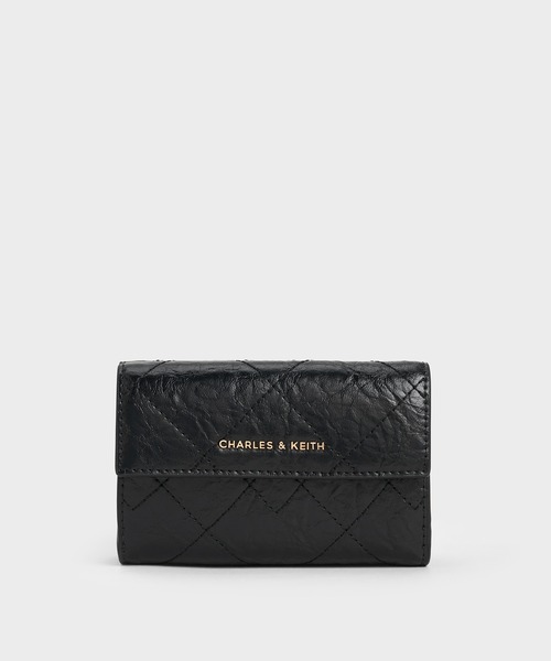 CHARLES ＆ KEITH（チャールズ&キース） 財布 Duo ドゥオ キルト