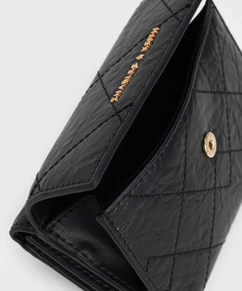 CHARLES ＆ KEITH（チャールズ&キース） 財布 Duo ドゥオ キルト