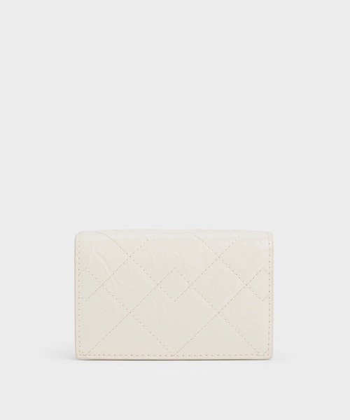 CHARLES ＆ KEITH（チャールズ&キース） 財布 Duo ドゥオ キルト