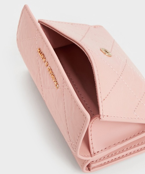 CHARLES ＆ KEITH（チャールズ&キース） 財布 Duo ドゥオ キルト