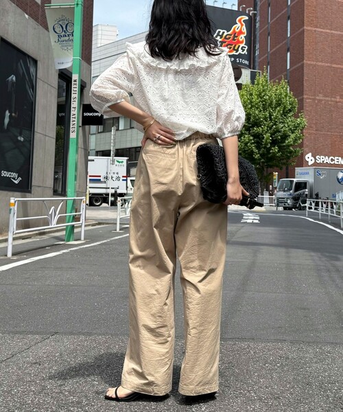 「fredy emue」 7分袖ブラウス 38 オフホワイト レディース_画像5
