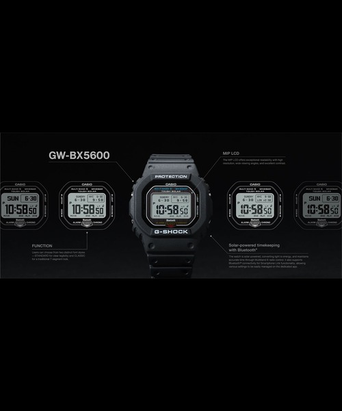 G-SHOCK 腕時計 スクエアフェイス / 電波ソーラーBluetooth GW-BX5600