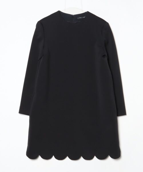 YOKO CHAN（ヨーコチャン） 長袖ワンピース 40 ブラック レディース