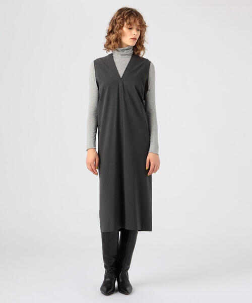 「BALLSEY」 ノースリーブワンピース 36 ブルー レディース_画像4