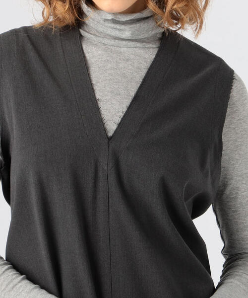 「BALLSEY」 ノースリーブワンピース 36 ブルー レディース_画像7