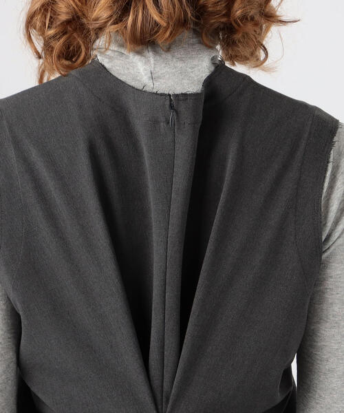 「BALLSEY」 ノースリーブワンピース 36 ブルー レディース_画像8