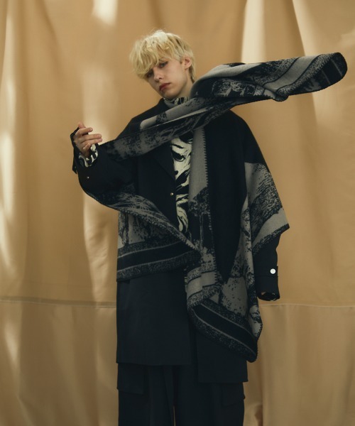 「Shoowtime」 ポンチョ FREE ブラック メンズ_画像2