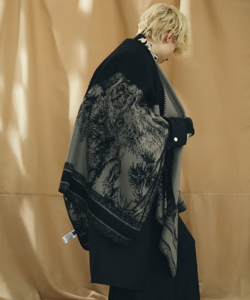 「Shoowtime」 ポンチョ FREE ブラック メンズ_画像4