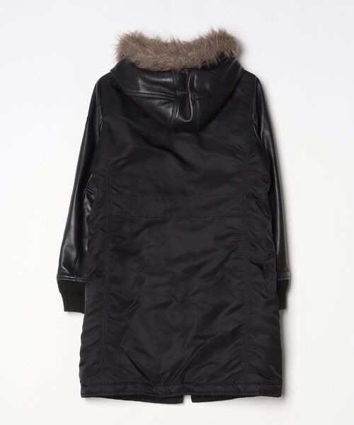 HYSTERIC GLAMOUR フリースロングコート HYSTERIC GLAMOUR（ヒステリックグラマー） コート FREE パープル