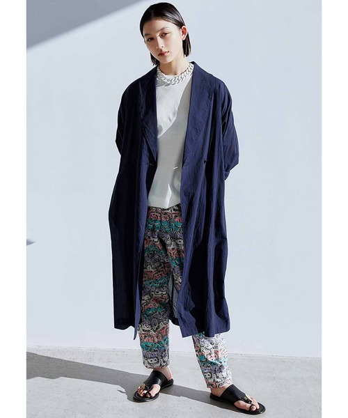 「MEDE19F」 コート MEDIUM ダークネイビー レディース_画像2