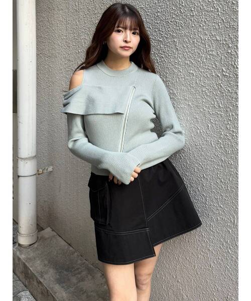 MURUA（ムルーア） スカート アシメチノミニスカート : ZOZOTOWN Yahoo