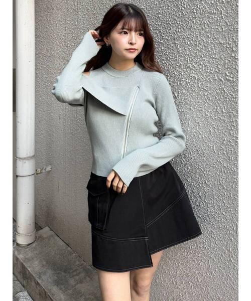 MURUA（ムルーア） スカート アシメチノミニスカート : ZOZOTOWN Yahoo