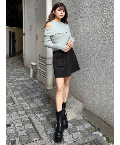 MURUA（ムルーア） スカート アシメチノミニスカート : ZOZOTOWN Yahoo