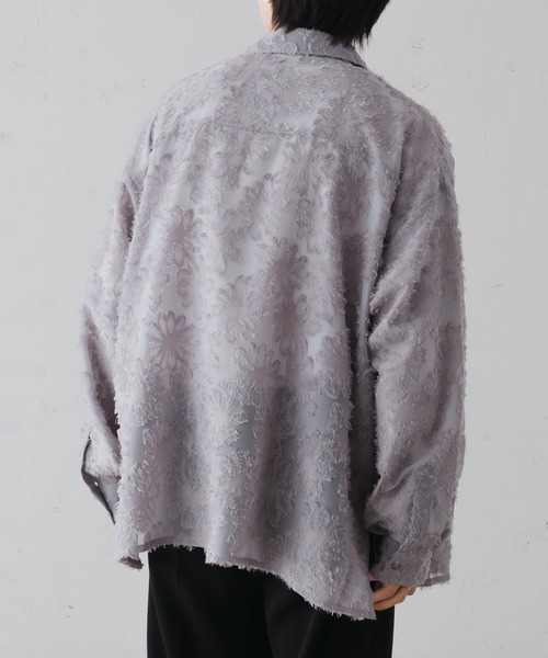 「epnok」 長袖シャツ MEDIUM グレー メンズ_画像6