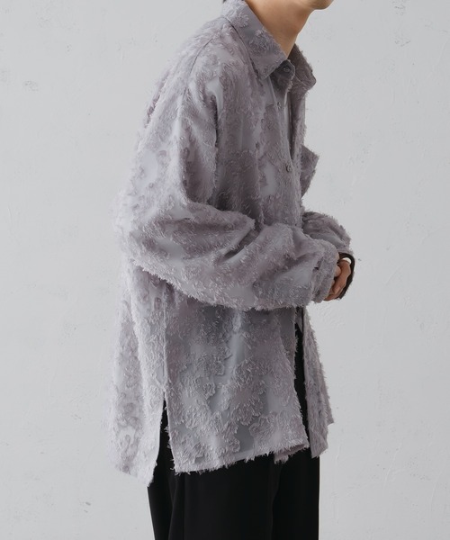 「epnok」 長袖シャツ MEDIUM グレー メンズ_画像7