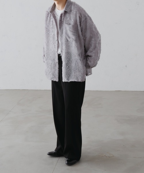 「epnok」 長袖シャツ MEDIUM グレー メンズ_画像8