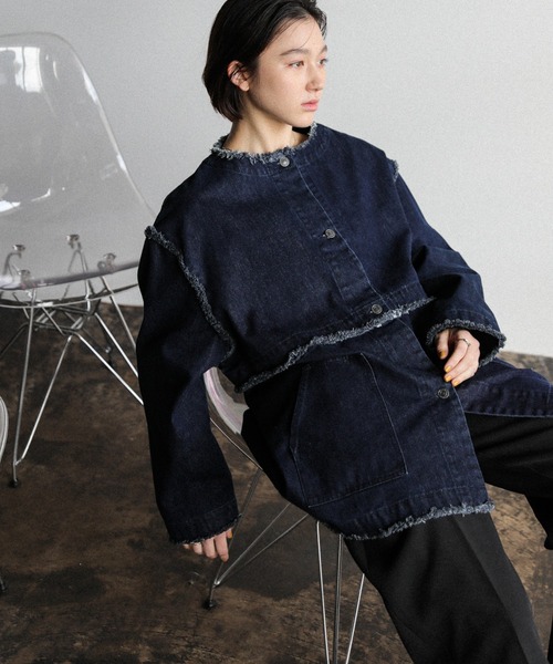 moca出品 select MOCA（セレクトモカ） デニムジャケット FREE ダークインディゴ