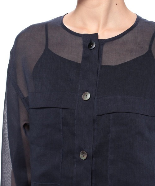 「allureville」 ノーカラージャケット 2 ベージュ レディース_画像5