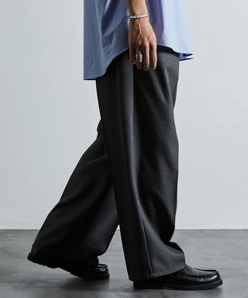 「FREAK'S STORE」 スラックス MEDIUM ブラウン メンズ_画像4