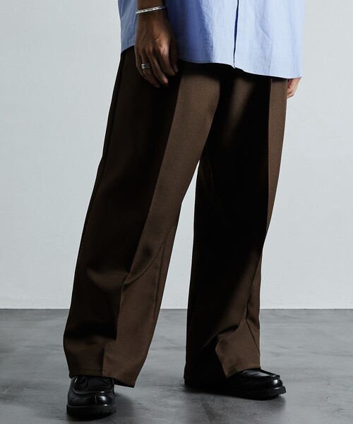 「FREAK'S STORE」 スラックス MEDIUM ブラウン メンズ_画像6