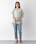 「GLOBAL WORK」 半袖ブラウス LA...の詳細画像1