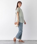 「GLOBAL WORK」 半袖ブラウス LA...の詳細画像2