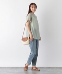 「GLOBAL WORK」 半袖ブラウス LA...の詳細画像4