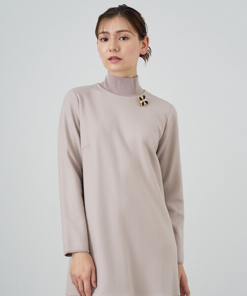 ANAYI（アナイ） 長袖ワンピース 36 ネイビー レディース : ZOZOTOWN