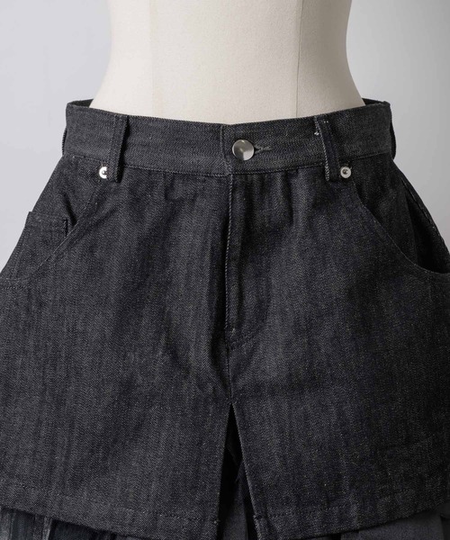 「J1U by LA BELLE ETUDE」 ミニスカート FREE ブラック レディース_画像5
