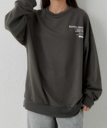 「MAISON DE THERESE」 スウェットカットソー L ダークグレー レディースの画像4