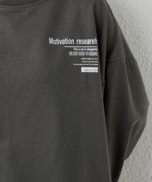 「MAISON DE THERESE」 スウェットカットソー L ダークグレー レディースの画像5