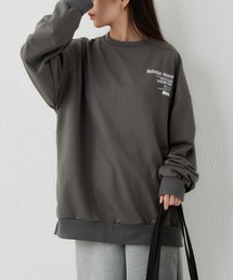 「MAISON DE THERESE」 スウェットカットソー L ダークグレー レディースの画像7