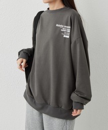 「MAISON DE THERESE」 スウェットカットソー L ダークグレー レディースの画像8