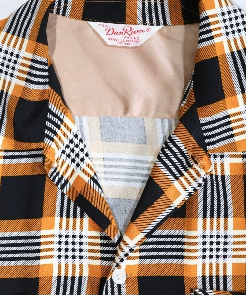 「C.E.L.STORE」 長袖シャツ LARGE マスタード メンズ_画像4