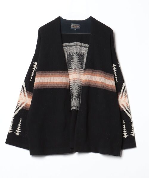 ペンドルトン　カーディガン　黒 PENDLETON（ペンドルトン） ニットカーディガン MEDIUM ブラック