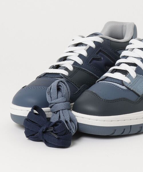 「New Balance」 ローカットスニーカー「BEAMSコラボ」 30.0cm ネイビー メンズ_画像4