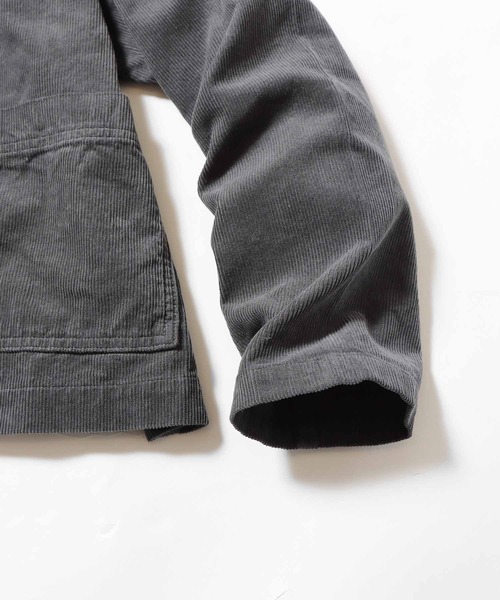 「HARVESTY」 コーデュロイジャケット 2 アイボリー メンズ_画像4