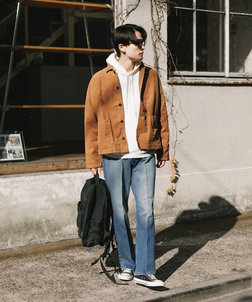 「HARVESTY」 コーデュロイジャケット 2 アイボリー メンズ_画像8