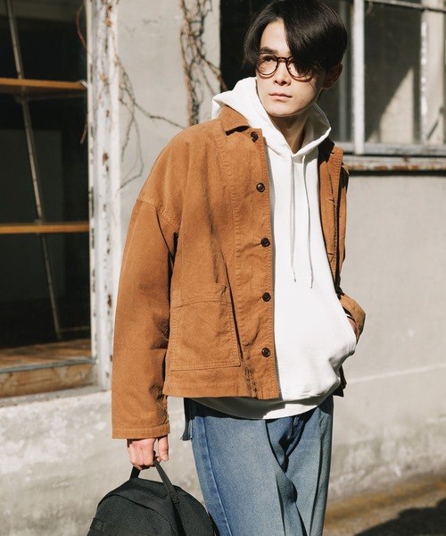 「HARVESTY」 コーデュロイジャケット 2 アイボリー メンズ_画像9