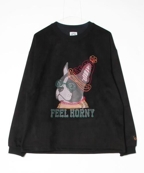 BEAVER（ビーバー） tシャツ B omnivore/ビーオムニボー SUEDE DOG L/S