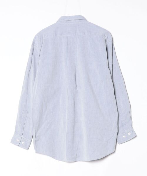 「LACOSTE」 ストライプ柄長袖シャツ 3 ブルー メンズ_画像2