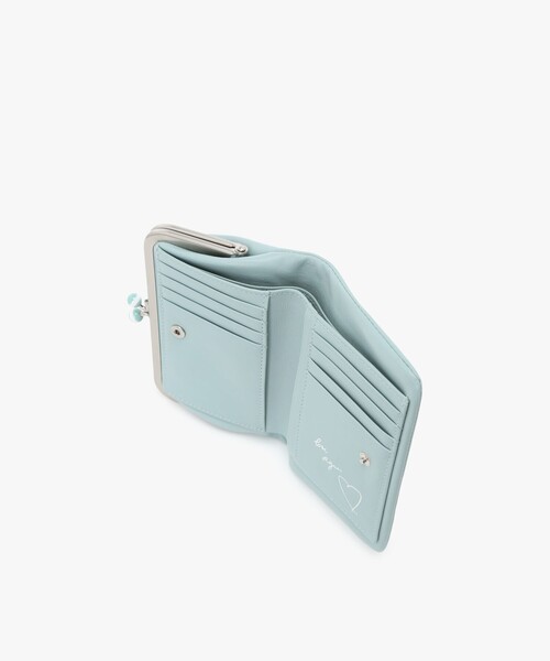 agnes b.（アニエスベー） 二つ折り 二つ折り財布 財布 レザー がま口