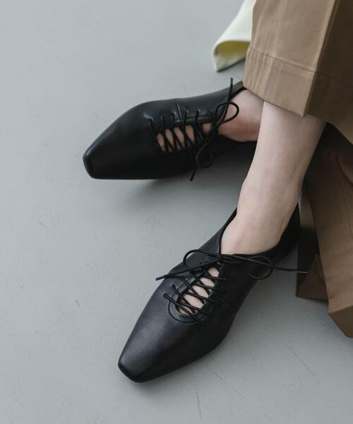 SENSE OF PLACE by URBAN RESEARCH シューズ 「抗菌」ギャザーレース