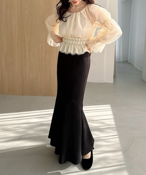 「Meiru」 スカート SMALL ピンク レディース_画像9