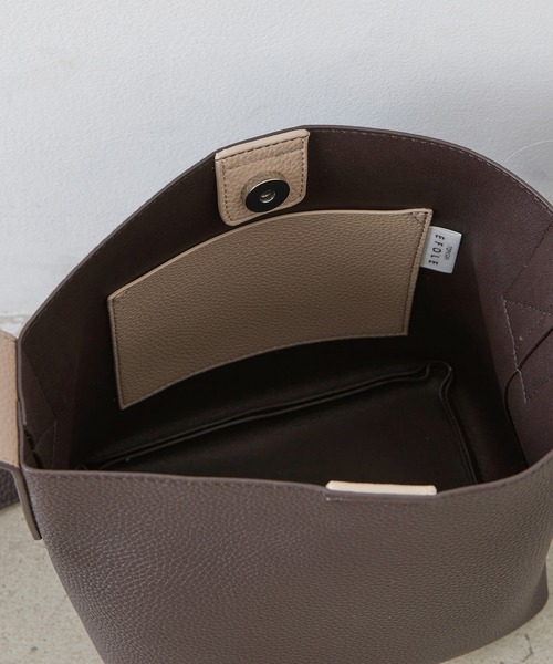 「EFOLE」 ショルダーバッグ FREE ダークブラウン レディース_画像7